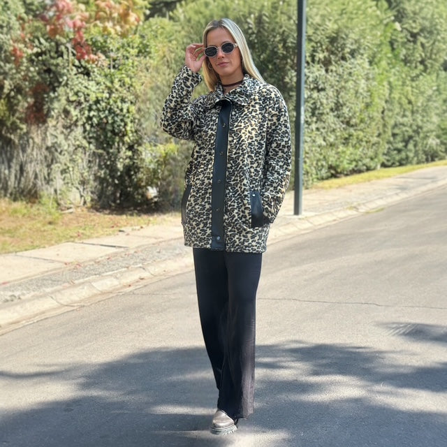 Polerón Tipo Chaqueta Print