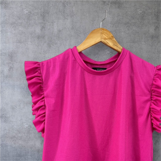 Angel Cropped Fucsia