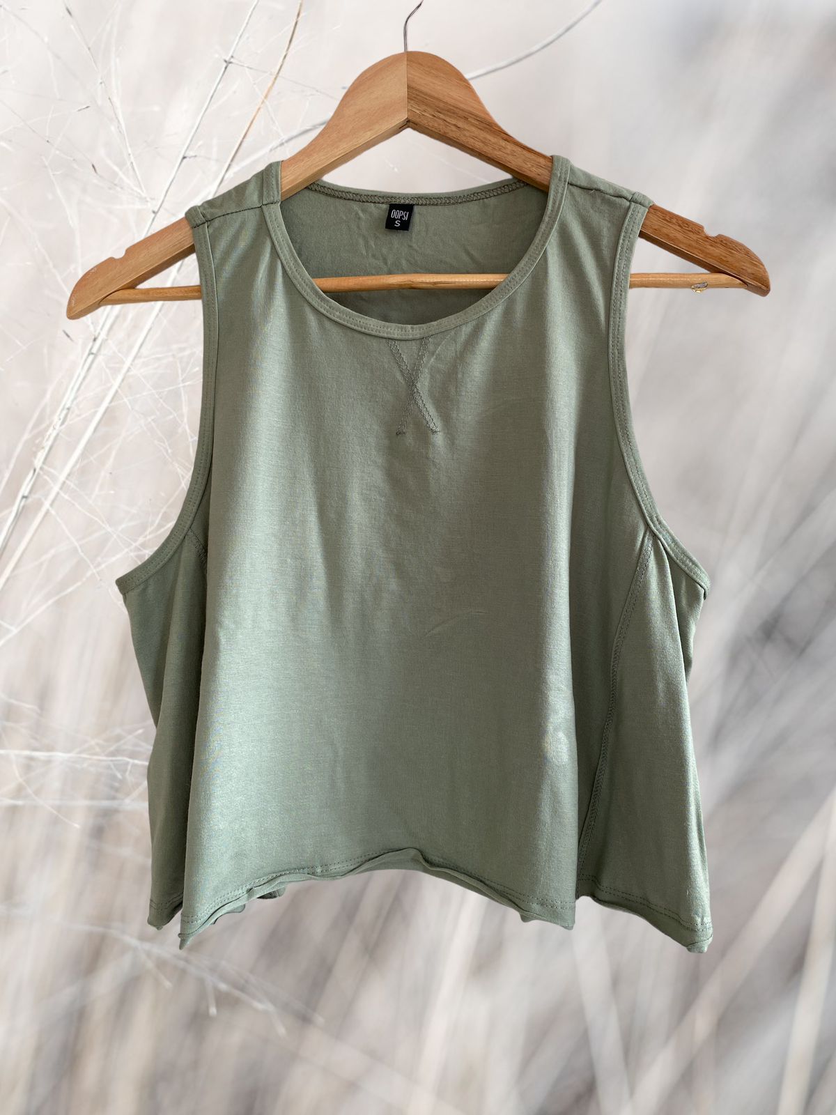 Polera Bianca Verde Militar