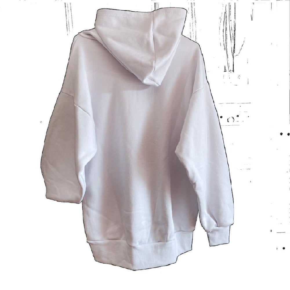 Maxi Hoodie White