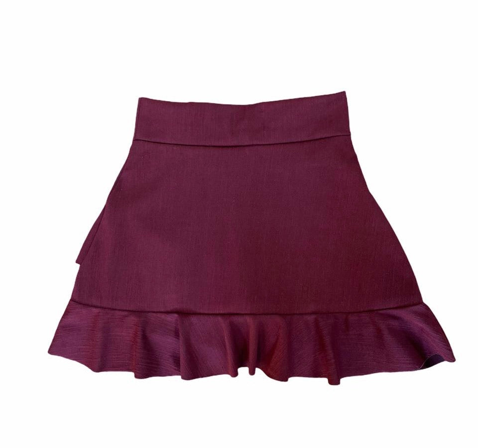 Falda Short Ornella Burdeo