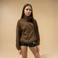 Chaqueta Bomber Marrón