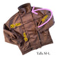 Chaqueta Bomber Marrón