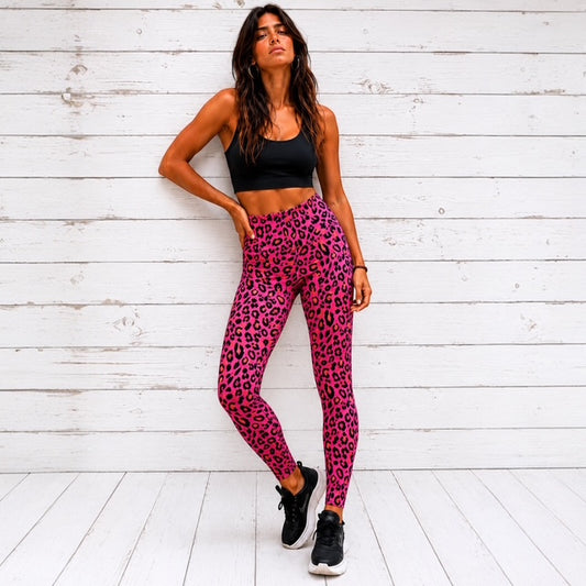 Calza Pink Print