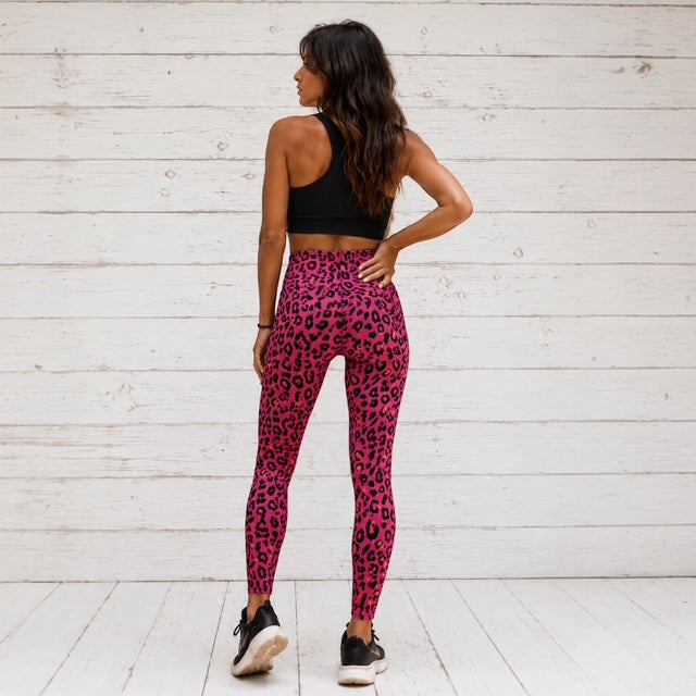 Calza Pink Print