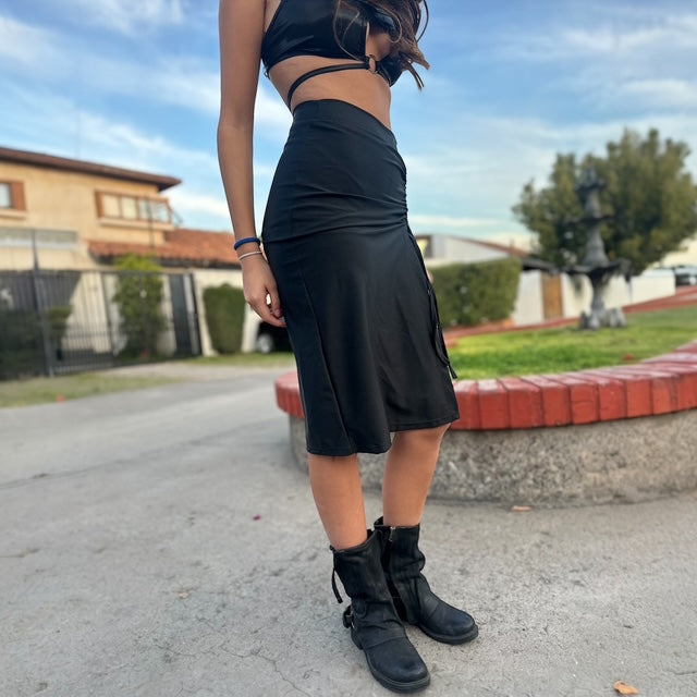 Falda Midi Negra