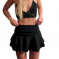 Falda Short Floppy Negra + Accesorio GRATIS