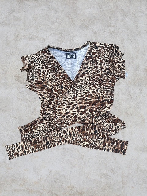 Top indi print Elasticado Talla Unica