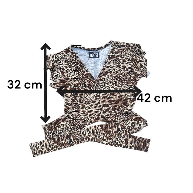 Top indi print Elasticado Talla Unica