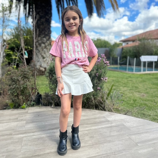 Mini Falda Short Girl Crudo