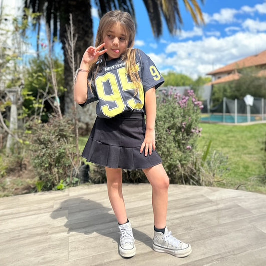 Mini Falda Short Girl Negra