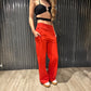 Pants Sastre Elasticado Rojo