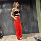 Pants Sastre Elasticado Rojo