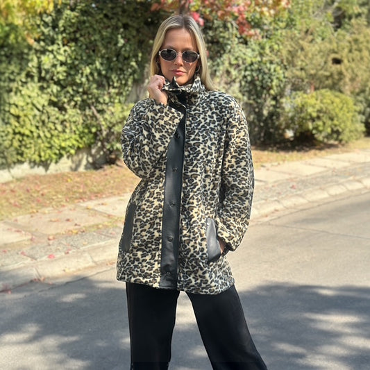 Polerón Tipo Chaqueta Print