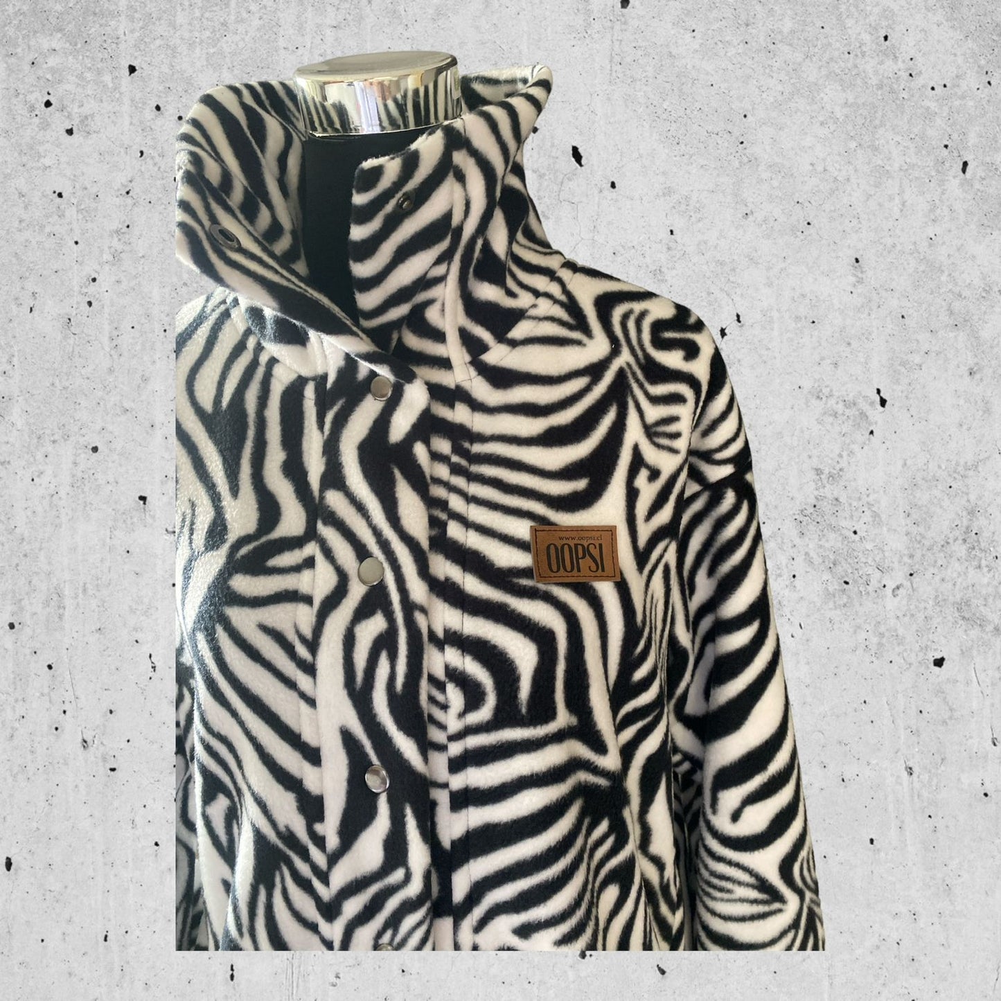 Polerón Tipo Chaqueta Tie Dye Cebra´s