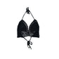 Top Crochet Black Talla Única