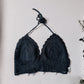 Top Crochet Black Talla Única