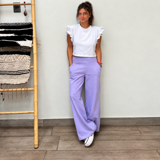 Pants Sastre Elasticado malva