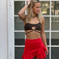 Falda Short Ornella Roja