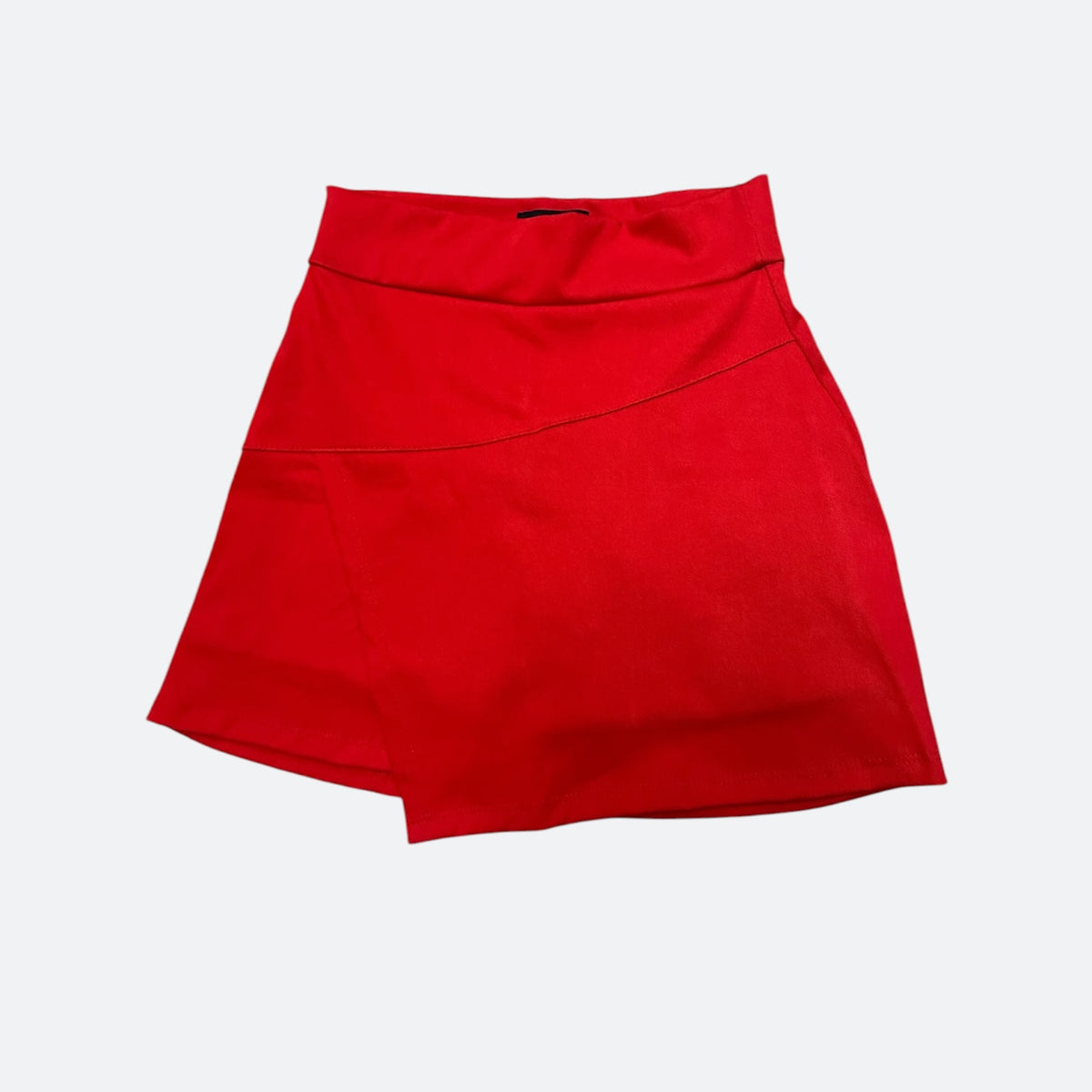 Falda Short Cruzada Roja