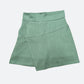 Falda Short Cruzada Verde Militar Suave