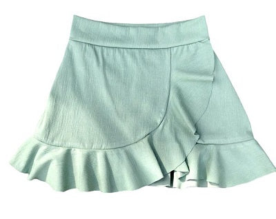 Falda Short Fiorella Verde Militar Suave